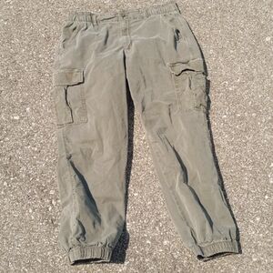 American Eagle Lyocell Blend Cargo Jogger Pants 14 R